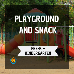 prek k playground, story, games, and snack (part 1)