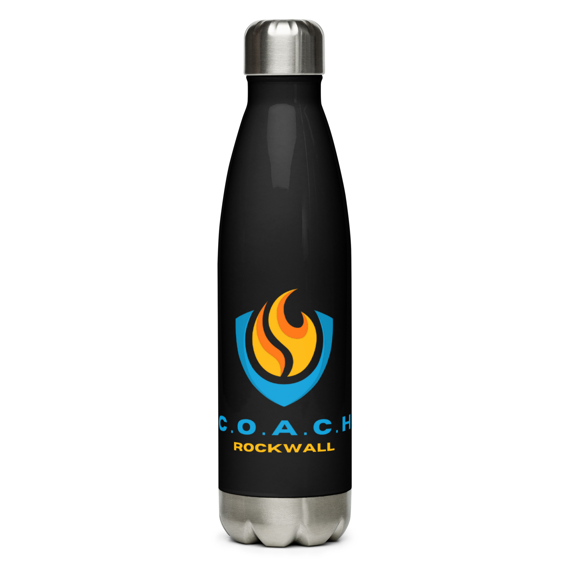 coach rockwall stainless steel water bottle