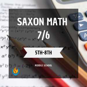 saxon math 7/6 (part 1)(5th 8th)(fall)